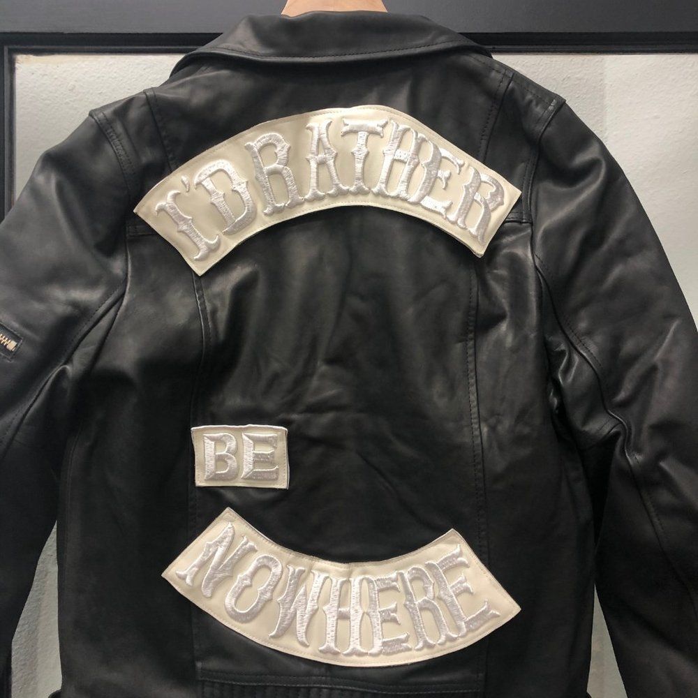 New UNIF Black Leather Jacket - Size S - Picture 6 of 6